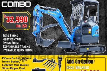 TRIDENT 2025   MODEL 2.2T PRO EXCAVATOR COMBO DEAL