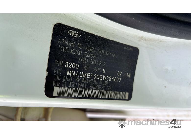 2014 Ford Ranger XL Diesel (WOVR - Statutory Write-Off)