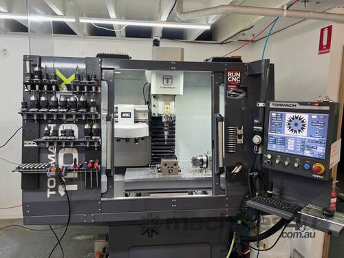 2021 Tormach 1100MX CNC Mill with 4th axis for sale.