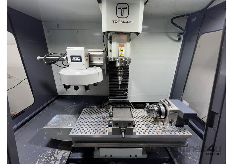 2021 Tormach 1100MX CNC Mill with 4th axis for sale.