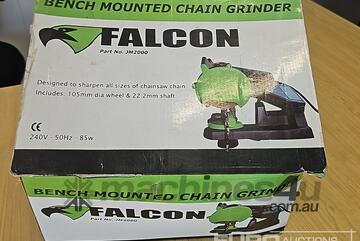 Falcon Bench Mounted Chain Grinder