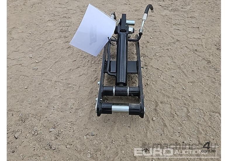 TPM Hydraulic Thumb 0.8-1.4T Mini Excavators,1 inch Pin Hole with Hydraulic Hoses 