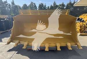 Bucket BEDROCK LOADER BUCKET PIN ON CAT 966 972 129IN WLRB966PO-129-3.4