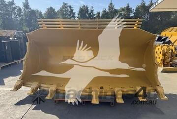 Bucket BEDROCK LOADER BUCKET PIN ON CAT 966 972 129IN WLRB966PO-129-3.4