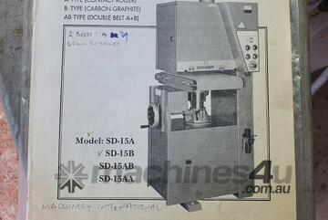 Open side wide belt sander. Sanding width 380mm/760mm. Belt width 406mm x 1220.