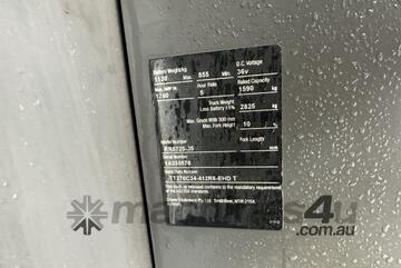 Crown RR5725-35 Electric Reach Forklift with charging station