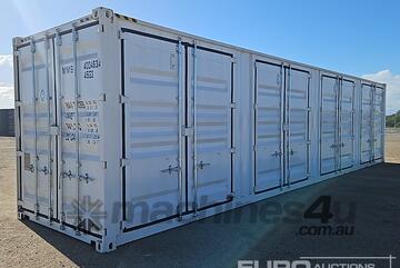 2026 40' HC Container, Lock Box, Four Doors On The Side