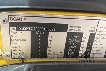 2016 Scania P 360 8x2 Curtainsider (Auto) (16 Pallet) (33.2T GVM)