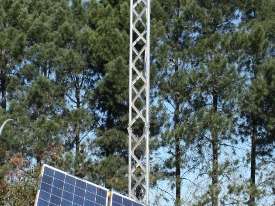 Lighting Tower 300W LED, sun tracking, battery - picture0' - Click to enlarge