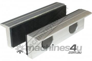 Aluminium Magnetic Soft Jaws Rubber Face 100mm