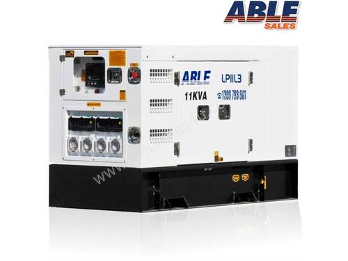 11 kVA Diesel Genset 415V, 3 Phase - Remote Start Available
