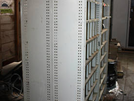 Adjustable steel shelving partitioned 4bay - picture1' - Click to enlarge