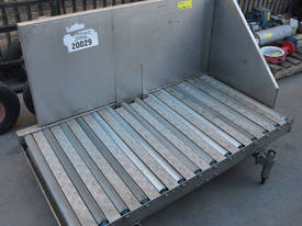 Stainless powered roller conveyor 750 x 1450mm - picture0' - Click to enlarge
