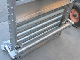 Stainless powered roller conveyor 750 x 1450mm - picture2' - Click to enlarge