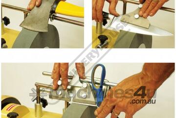 7903200002 Jig 40, 120, 160 Household Sharpening Kit - 3 Piece Set Wetstone Grinder Accessories