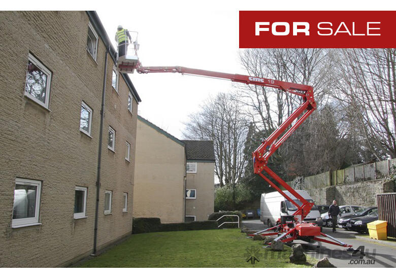 caption CMC S19E - Easy Access 19m Spider Lift
