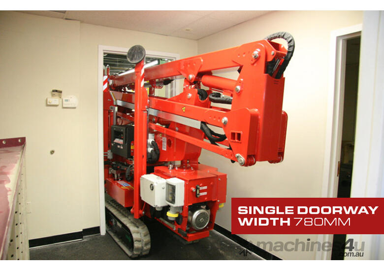 caption CMC S19E - Easy Access 19m Spider Lift