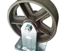 43029 - CASTOR WITH FULL CAST IRON WHEEL(FIXED) - picture0' - Click to enlarge