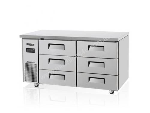 Skipio SUR15-3D-6 Under Counter Refrigerator Six Drawers