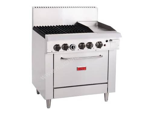 Thor 4 Burner Oven with 12`` Griddle with flame failure- LPG