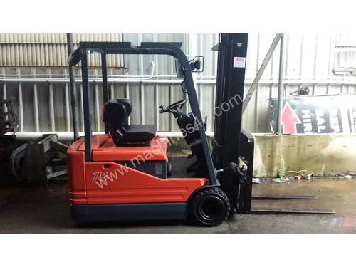 Toyota 1.8 Ton 3 Wheel Electric Forklift New Battery Container Mast 