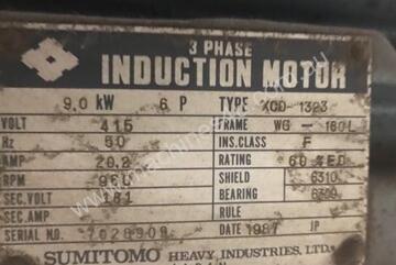 9 kw 12 hp 6 pole 415 volt Slip Ring Electric Motor