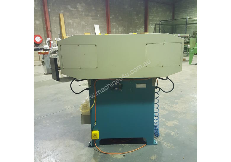caption JIH SA45 V Cut Aluminium Double Mitre Saw