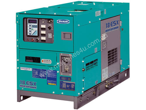 DENYO 18KVA Diesel Generator - 1 Phase - DCA-18ESX - Isuzu