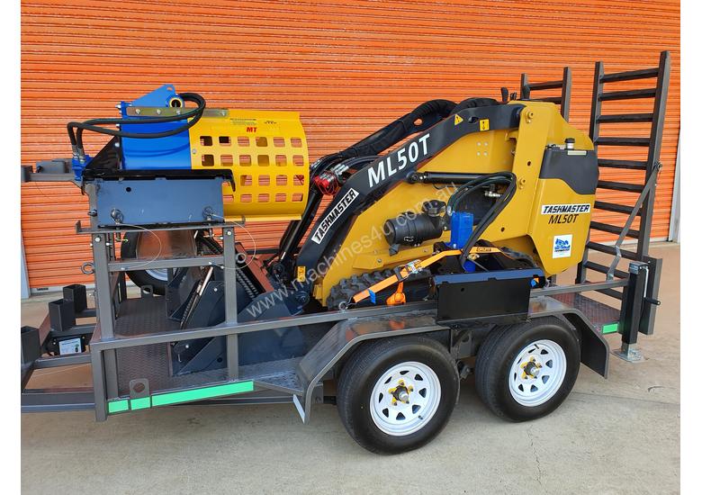 New 2020 Taskmaster Mini Skid Steer Loader ML50T Tracked 50hp Kubota Diesel Engine Plant Trailer