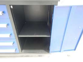 2.1m Work Bench tool Cabinet c/w 10 Drawers - picture1' - Click to enlarge