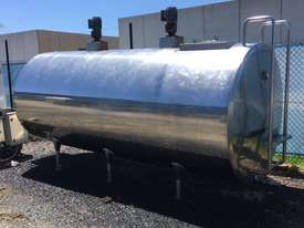 5,400ltr Jacketed Food Grade Tank, Milk Vat - picture0' - Click to enlarge