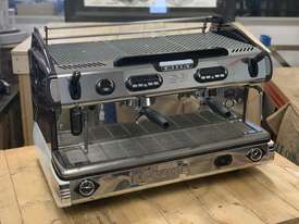 LA SPAZIALE S9 EK 2 GROUP BLACK STAINLESS ESPRESSO COFFEE MACHINE - picture0' - Click to enlarge