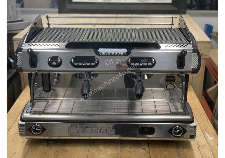 Used La Spaziale LA SPAZIALE S9 EK 2 GROUP BLACK STAINLESS ESPRESSO