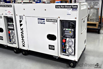 MACFARLANE - 6.3kW Kompak Silent Diesel Generator with Long Range Tank