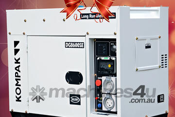 MACFARLANE - 6.3kW Kompak Silent Diesel Generator with Long Range Tank