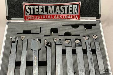 Carbide Lathe Turning Tool Set - 12mm Shank. Clamped Type. 9 Piece. Carbide Lathe Turning Tool Set - 12mm Shank. Clamped Type. 9 Piece.