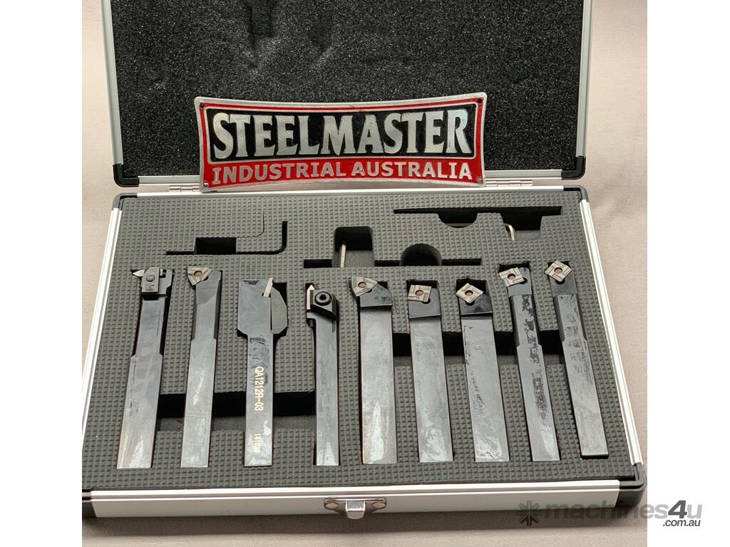 New 2022 Steelmaster Carbide Lathe Turning Tool Set 12mm Shank