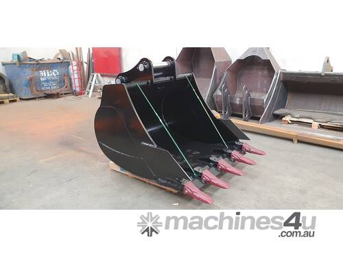 NEW IN STOCK 30t - 35t 1500mm Excavator Bucket, Australian Made, Choice of Hitch, G.E.T, Colour