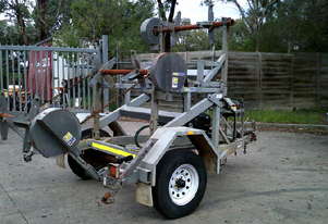 abc cable drum , hydraulic self loader , 2012 , 5hp b&s engine