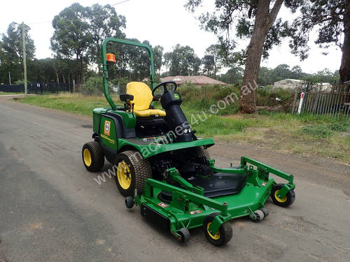 Front deck ride online on mowers