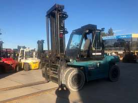 Diesel Forklift 11.5 Ton Mitsubishi 4.7m Mast Hydraulic Fork Positioner Solid Dual Front Wheels - picture0' - Click to enlarge