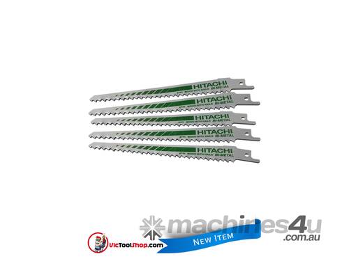 Hitachi 6 Inch Bi-Metal Wood Cutting Saw Blades 725310 - Pack of 5