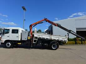 2009 HINO FG 500 - Tipper Trucks - Truck Mounted Crane - Dual Cab - picture0' - Click to enlarge