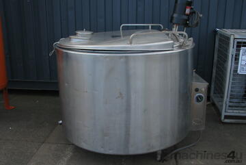 Jacketed Stainless Steel Tank with Agitator Mixer - 1100L - Sunset