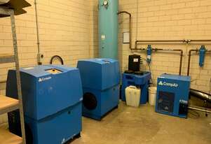 CompAir 25hp. Anest Iwata 20hp. Unbranded 30hp VSpd. Atlas GA22VSD 30hp. Focus 10hp VSpd/ 3in1 20hp