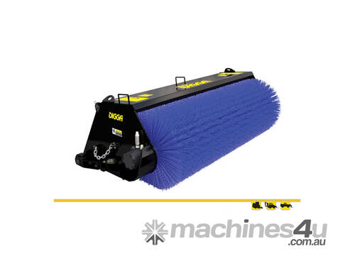 caption Digga Cleana Open Face Bucket Broom To Suit Skid Steer, Front End & Telehandlers