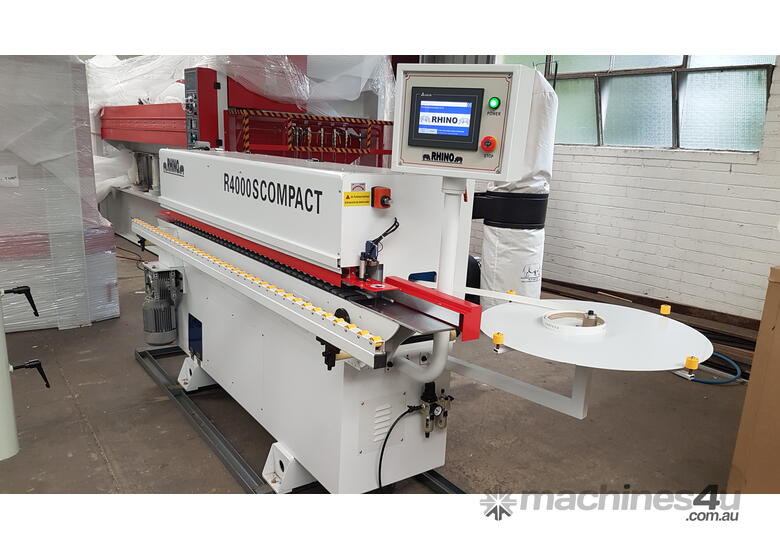 caption MTD - RHINO R4000S Compact Hot Melt Edge Banding Machine: Precision and Efficiency Redefined