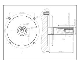 Thornado Water Pump Kit - 4 In High Flow Cast Iron Impeller fit 25.4mm Key Shaft - picture1' - Click to enlarge