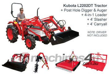 Kubota 26hp Fencing & Mowing Package L2202DT