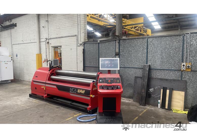 caption Ottotech Services - New DAVI MCA 4-Roll Plate Roll - 0.5 to 12mm Metal Thickness,Superior Accuracy